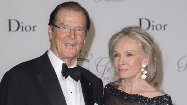 BBC / Getty Images Roger Moore and his wife Kristina Tholstrup.